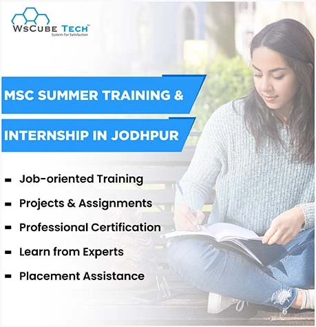 Summer Training and Internship for MSc Students in Jodhpur 